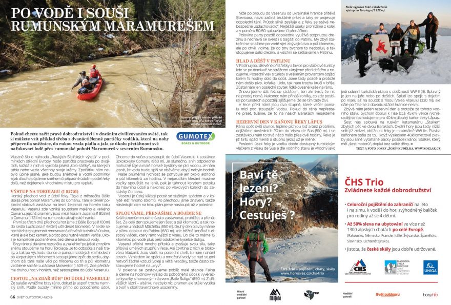 Vydáme se s kajaky do rumunského Maramureše.