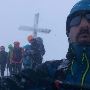 I tohle počasí zvládla bunda Hannah Maxton jako druhá vrstva.