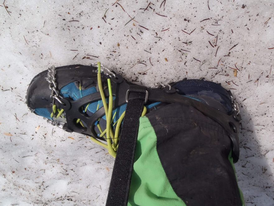 Finální zatažení nesmeků YATE Ice Spikes