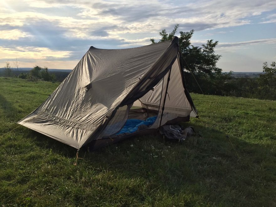 Výhledy z přístřešku Gossamer Gear The Two jsou k nezaplacení