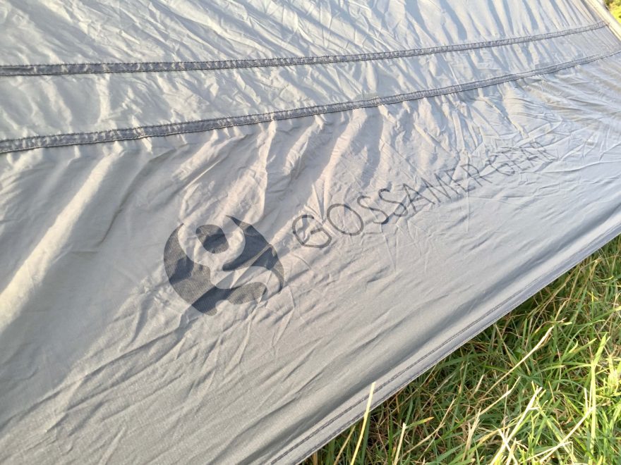 Zpracování přístřešku Gossamer Gear The Two je na jedničku