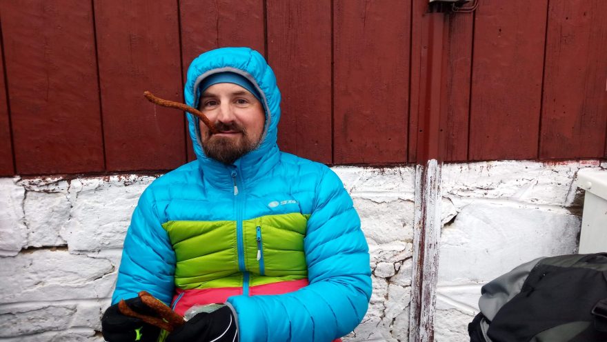 Na skialpové túře v Krkonoších - Sir Joseph Apris Hooded II.