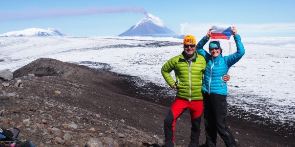 Trekování na Kamčatce: Ključevskaja, Tolbačik, Mutnovka a Gorelij