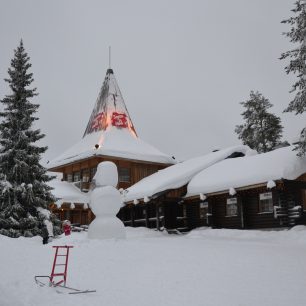 Santova vesnička na Severním polárním kruhu