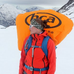 nafukování lavinového vaku BCA Float 2.0