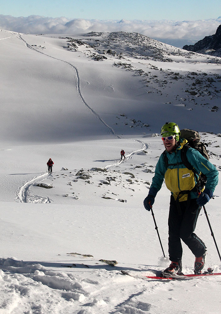 Karel Svoboda běží na G3 FINDr ve Velké Studené dolině