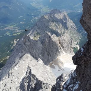 Dolina Höllental, bavorské Alpy.