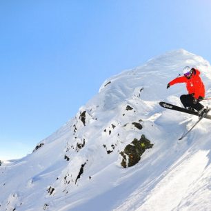 Kvalitní možnoti freeridu. Skiareál Jasná, Nízké Tatry, Slovensko, foto Marek Hajkovsky