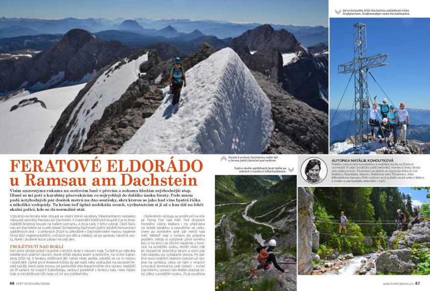 Ukázka ze Světa outdooru: feraty v okolí Dachsteinu nadchnou začátečníky i pokročilé