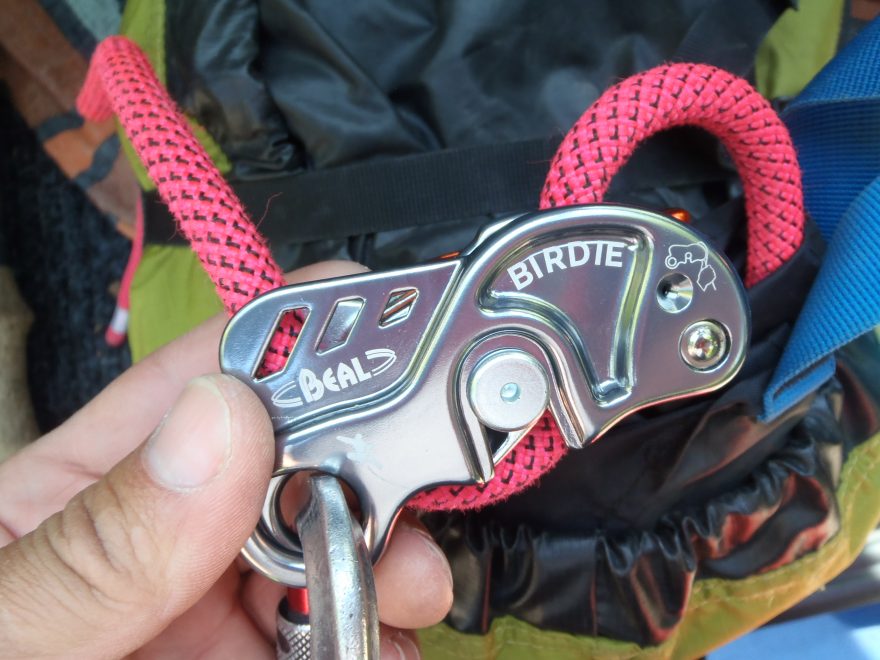 Infografika na bočnici BEAL Birdie.