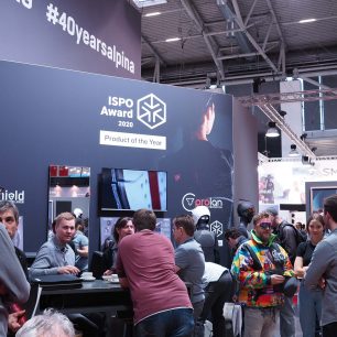 Stánek Alpiny, která vyhrála kategorii Produkt produktů roku 2020.