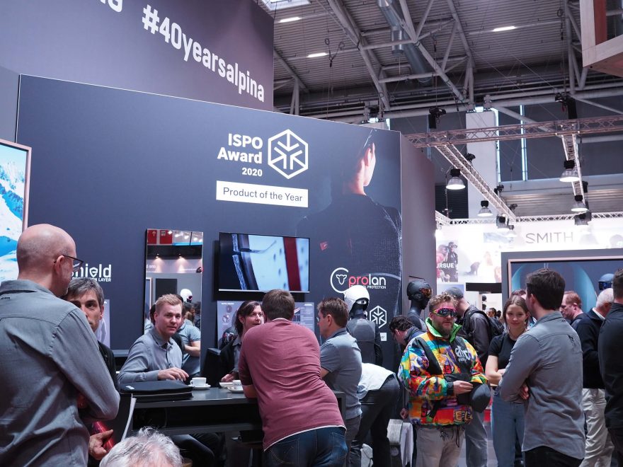 Stánek Alpiny, která vyhrála kategorii Produkt produktů roku 2020.