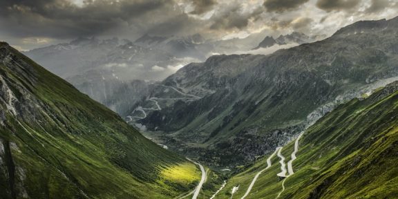 Trek Oberalp pass &#8211; Furka pass ve Švýcarsku k pramenům čtyř řek
