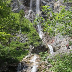 Vodopád Mirafall, Ötschergräben, rakouské Alpy
