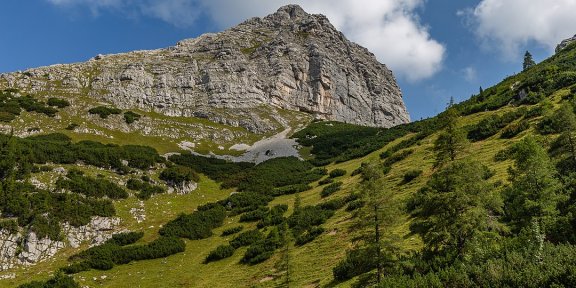 Výstup na vrchol Zinödl v Ennstalských Alpách