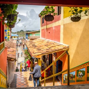 Poetická zákoutí kolumbijských městeček.