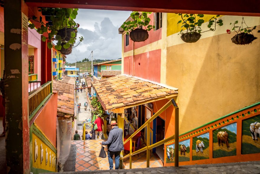 Poetická zákoutí kolumbijských městeček.