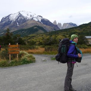 Batoh Pinguin Explorer 60 l je určen hlavně na delší treky (Patagonie, Torres del Paine)...