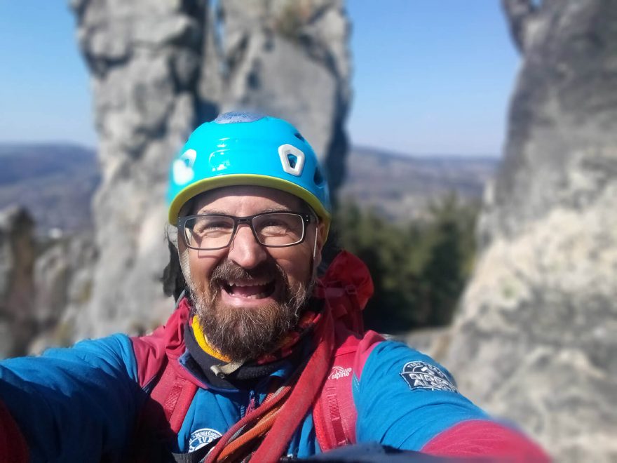 První skály v sezóně 2020 a testování batohu Lowe Alpine Halcyon 35-40