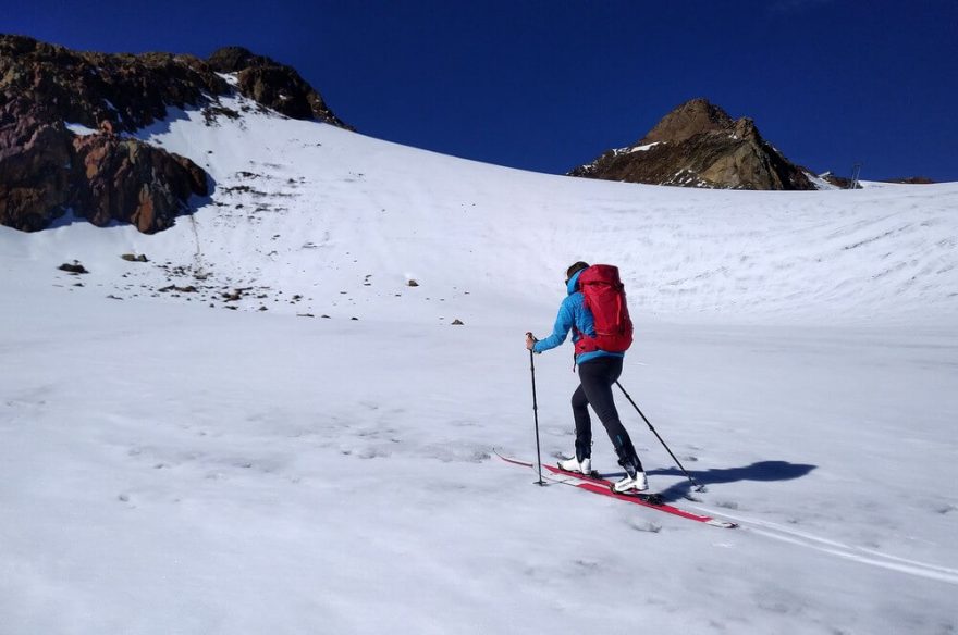 Testování batohu Lowe Alpine Halcyon 35-40 v rakouských Alpách