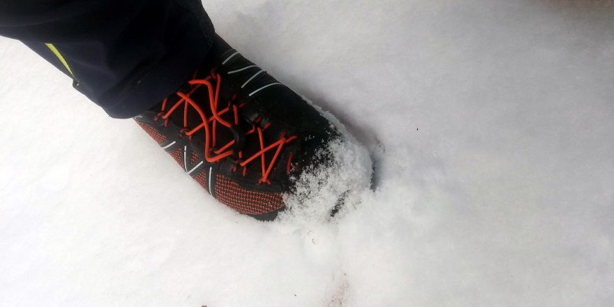 Na sněhu jsou boty Garmont G-Radikal GTX jako doma