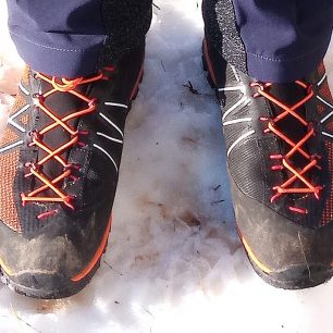 Šněrování bot Garmont G-Radikal GTX s kladkami