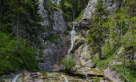 Přechod Ötschergraben do soutěsek Tormäuer