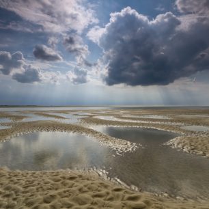 Šlesvicko-holštýnské wattové pobřeží, Německo.