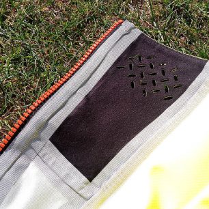 Podložení límce příjemným materiálem - ALPINE PRO NAN