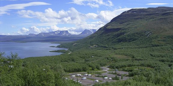 Výstup na vrchol Njulla v NP Abisko