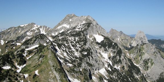 Výstup na vrchol Ammergauer Hochplatte