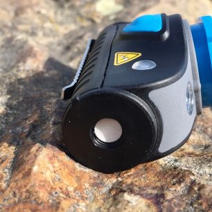 Místo pro přichycení patice čelovky Ledlenser MH5.