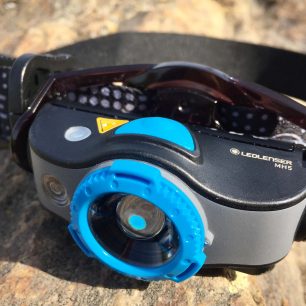 Ovládací tlačítko čelovky Ledlenser MH5.