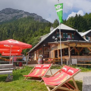 Edelweisshütte, Schneeberg, Alpy, Rakousko