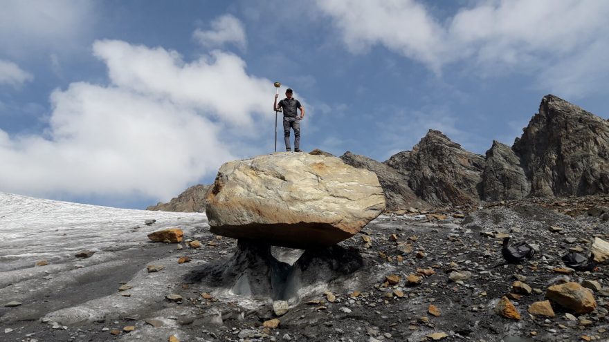 Měřič ledovce, foto M Stocker-Waldhuber