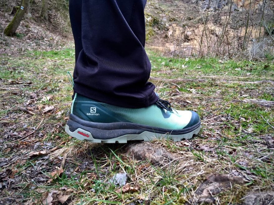Podešev Contagrip bot Salomon Vaya Mid GTX.