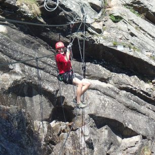 ferata Klettersteig Lehner Wasserfall, Otztal