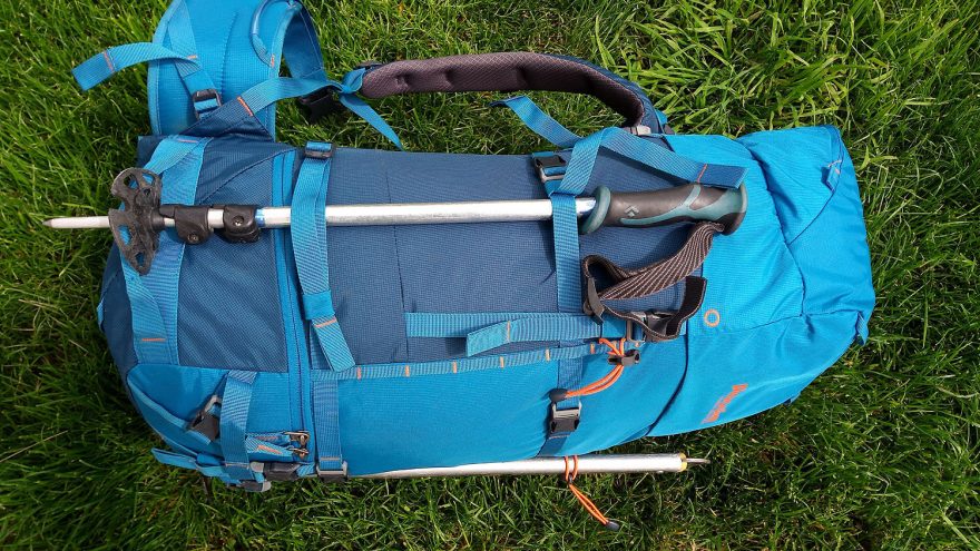 Dvojice kompresních popruhů a pevný popruh na lyže - Pinguin Attack 45