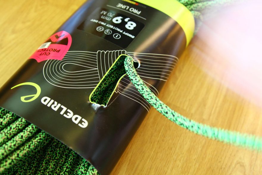 Vybalovací otvor - Edelrid Swift Protect Pro Dry 8.9