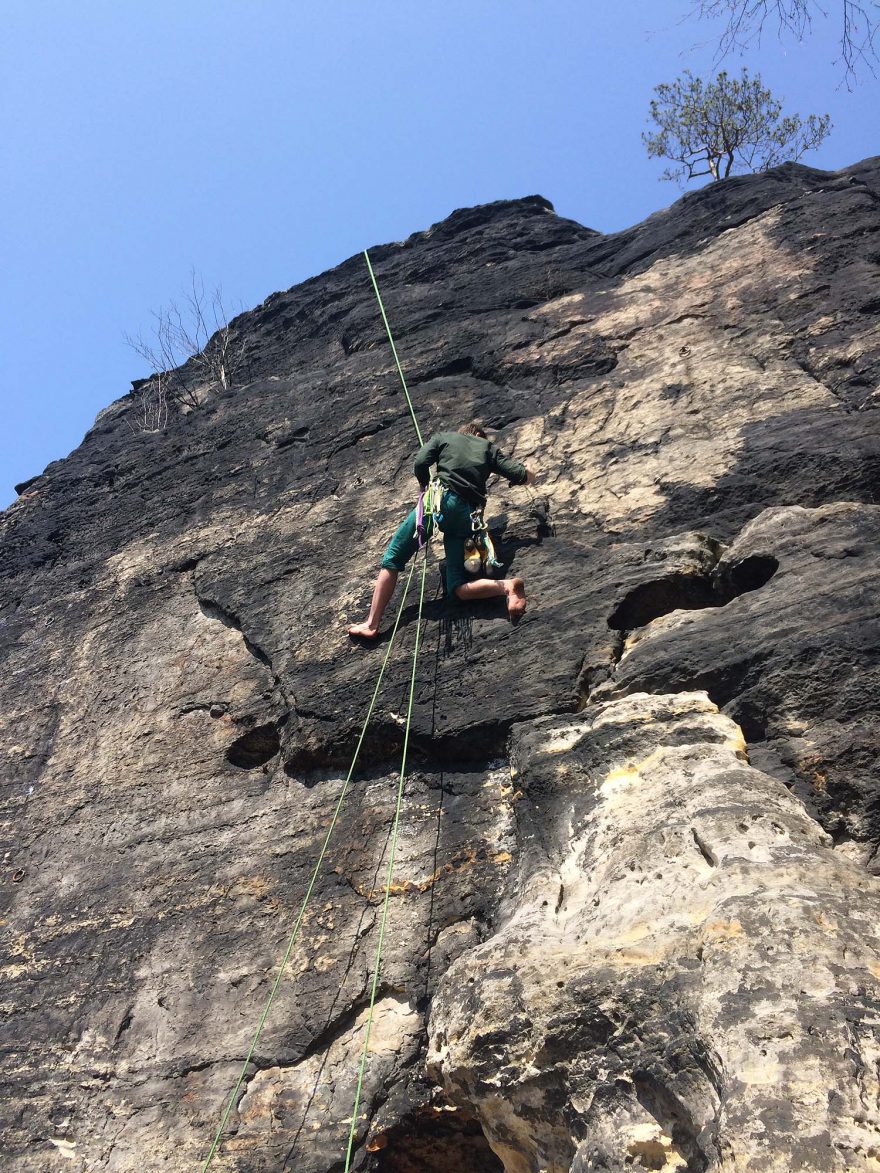 Testování lana Edelrid Swift Protect Pro Dry 8.9 - 4