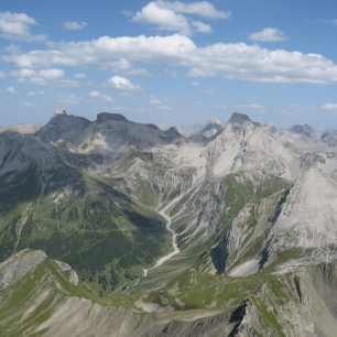 Kaisertal v Lechtalských Alpách, Rakousko