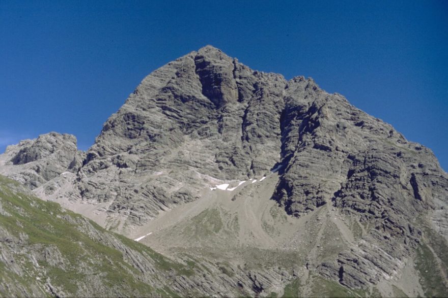 Grosser Krottenkopf od západu, Allgäuerské Alpy