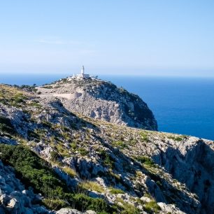 Mys Cap de Formentor, nejsevernější bod Mallorky.