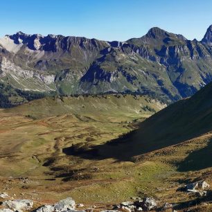 Hřeben pohoří Ratikon, Alpy