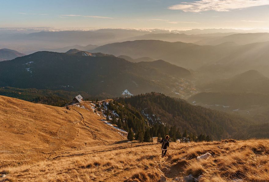 Výhledy z vrcholu Golica, Karavanky, Slovinské Alpy