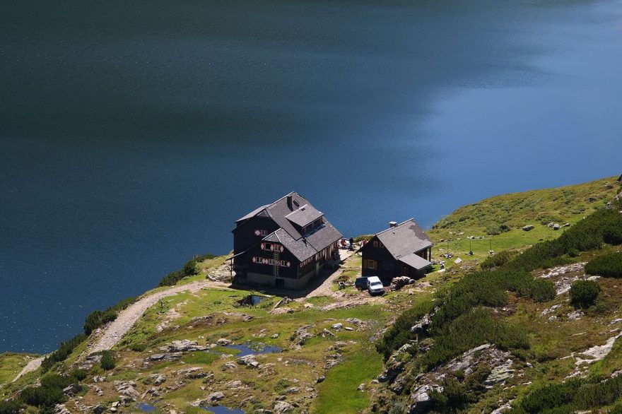 Ignaz Mattis Hütte, Schladmingské Taury, rakouské Alpy