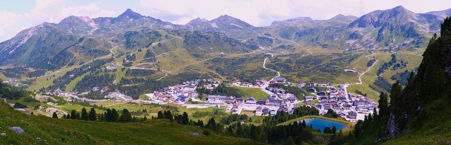Obertauern, Schladmingské Taury, rakouské Alpy