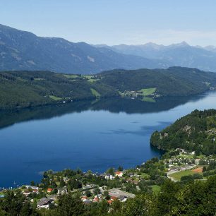Millstättersee v Rakousku.