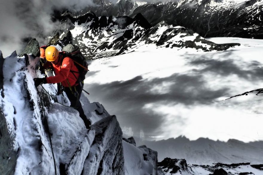 Zimní červencová nádhera na Grossglockneru, Studlgrat, Grossglockner, Rakousko, Alpy
