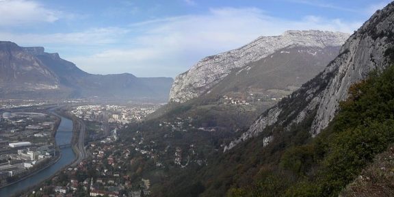 Via ferrata Les Prises de la Bastille v Grenoblu